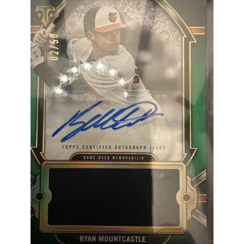2024 Topps Triple Threads Ryan Mountcastle Auto Relic Green /50🔥🔥🔥